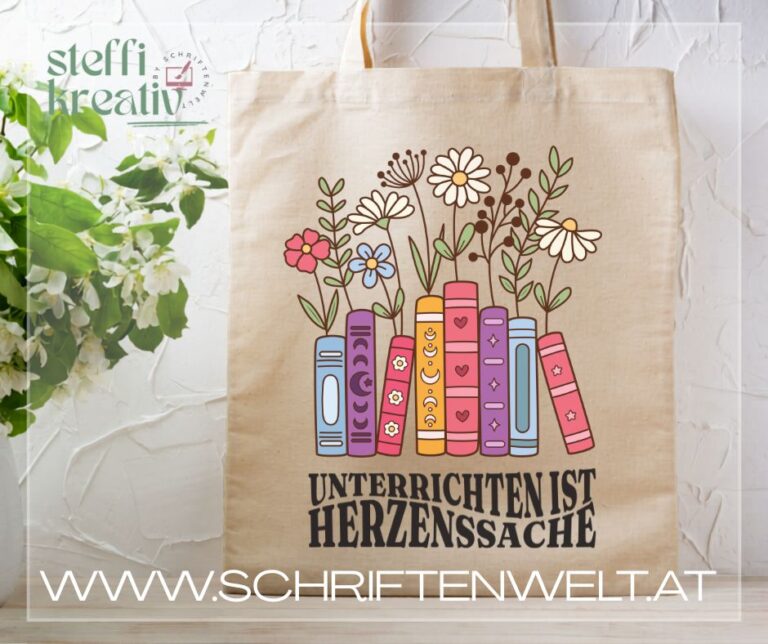 Stofftasche, Lehrer, Geschenk, Geburtstag, Lehrerin, Weihnachten, Abschied, Abschluss, personalisierbar,